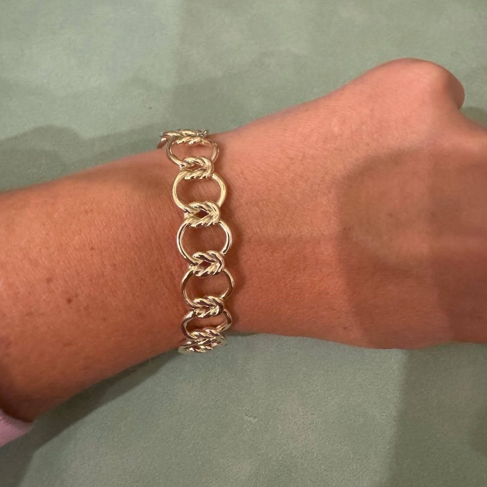 Kendra Scott Gold Rope Link Bracelet